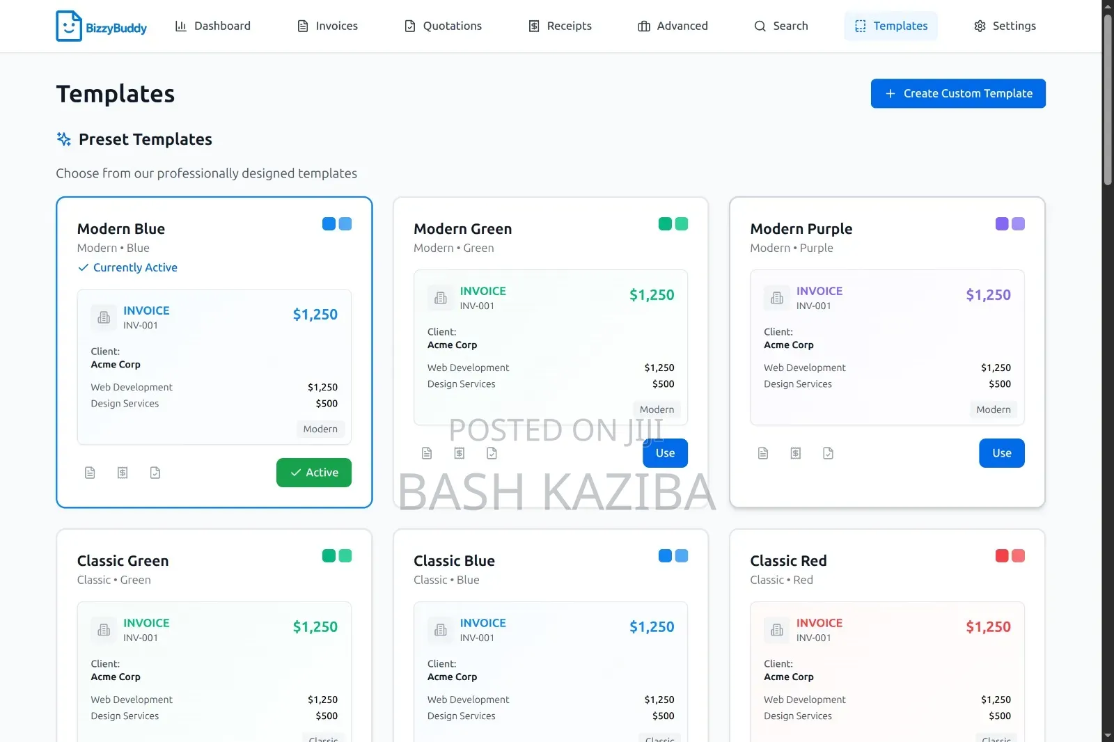 Bizzy Buddy Invoicing, Quotation and Receipting Tool