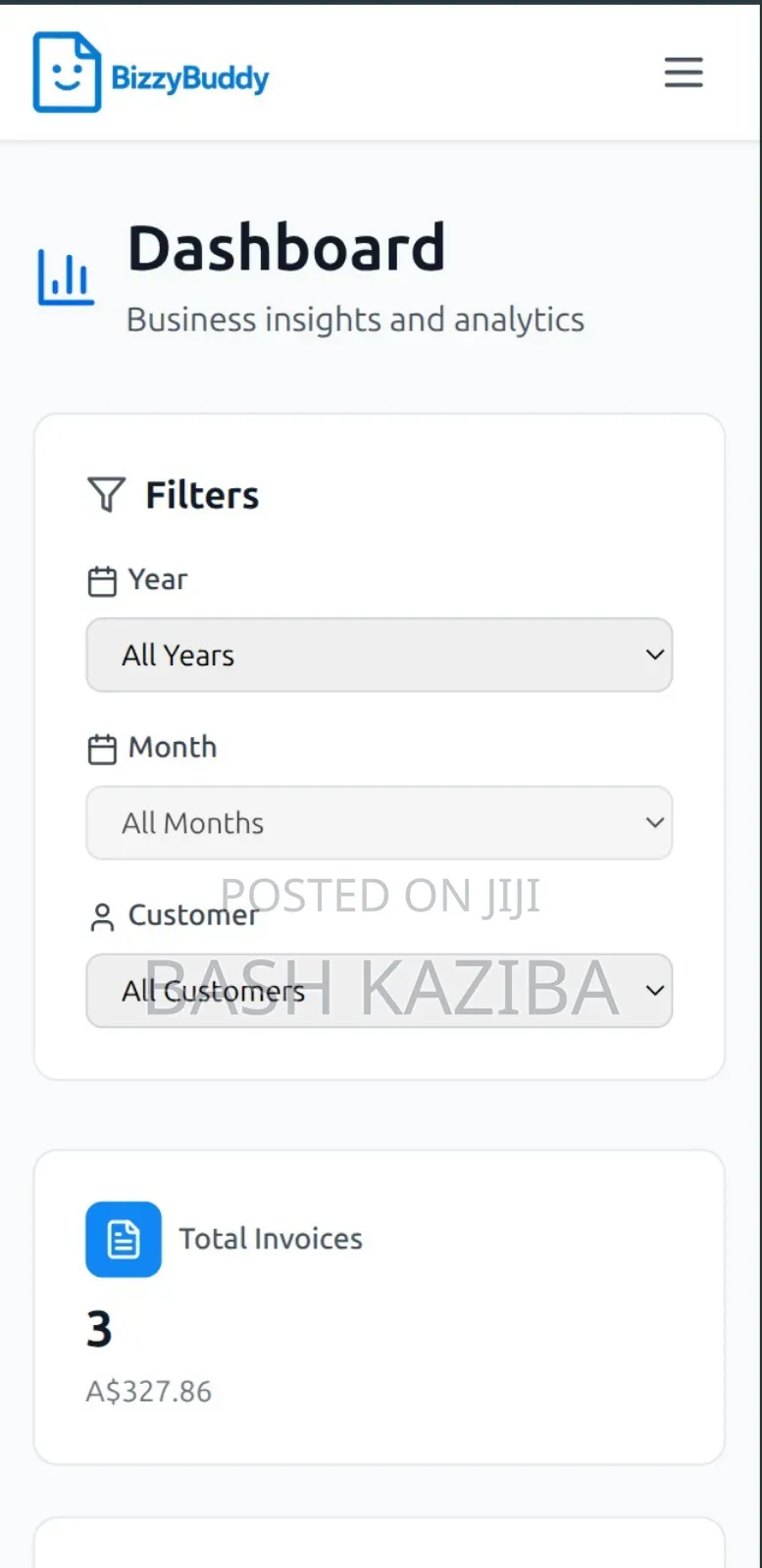 Bizzy Buddy Invoicing, Quotation and Receipting Tool