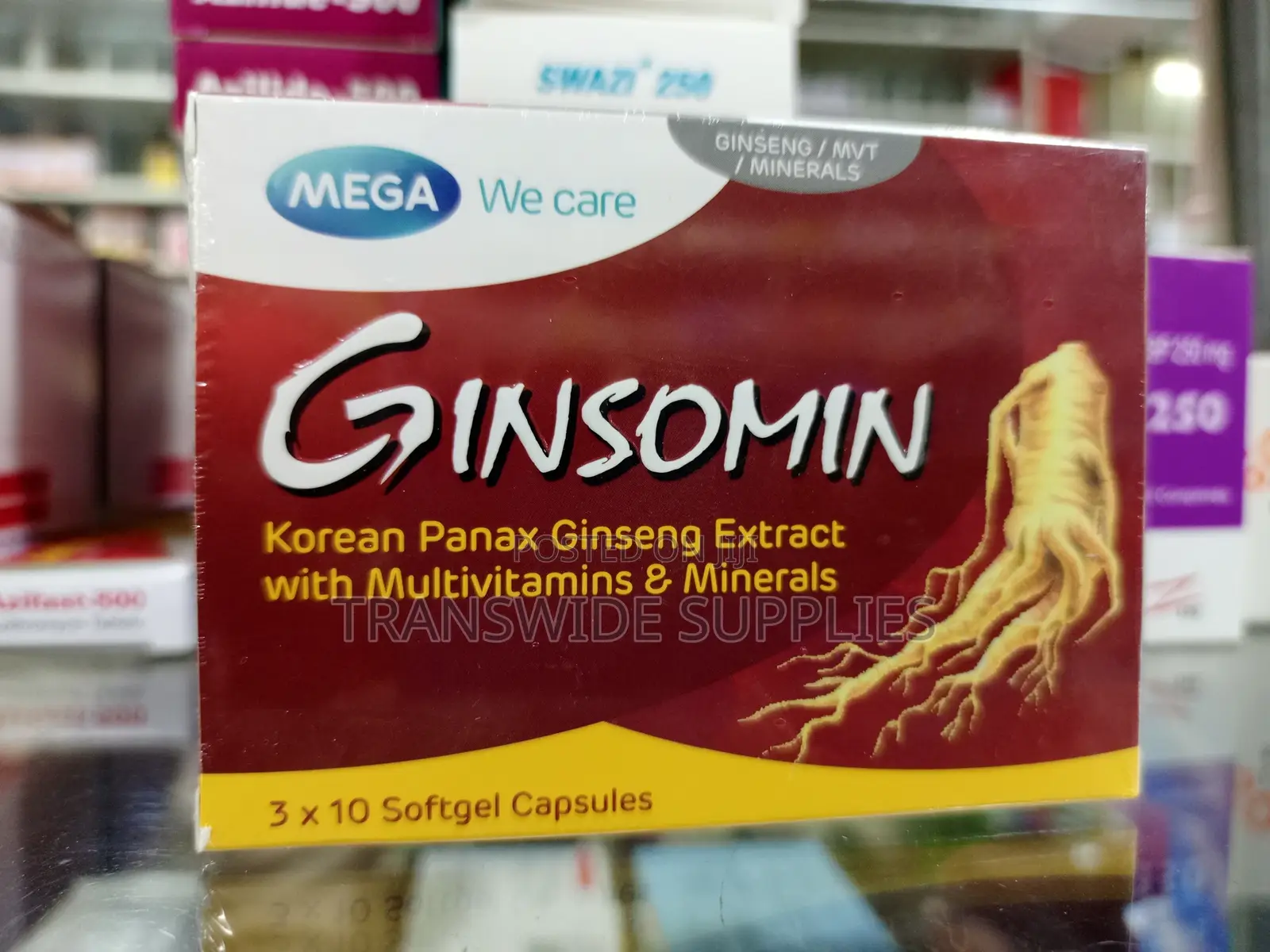 Ginsomin Soft 30caps - For Fatigue, Low Immune Erectile Dysfunction