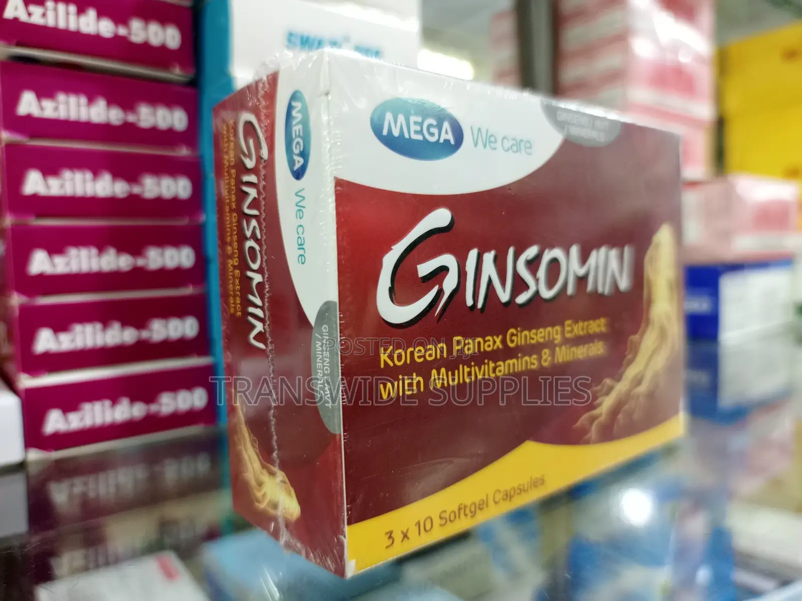 Ginsomin Soft 30caps - For Fatigue, Low Immune Erectile Dysfunction