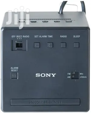 Sony Alarm Clock Radio LED Black
