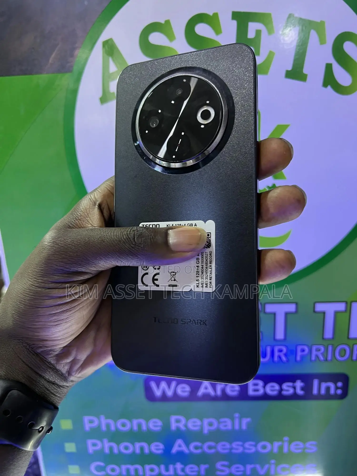 Tecno Spark 30C 128 GB Black