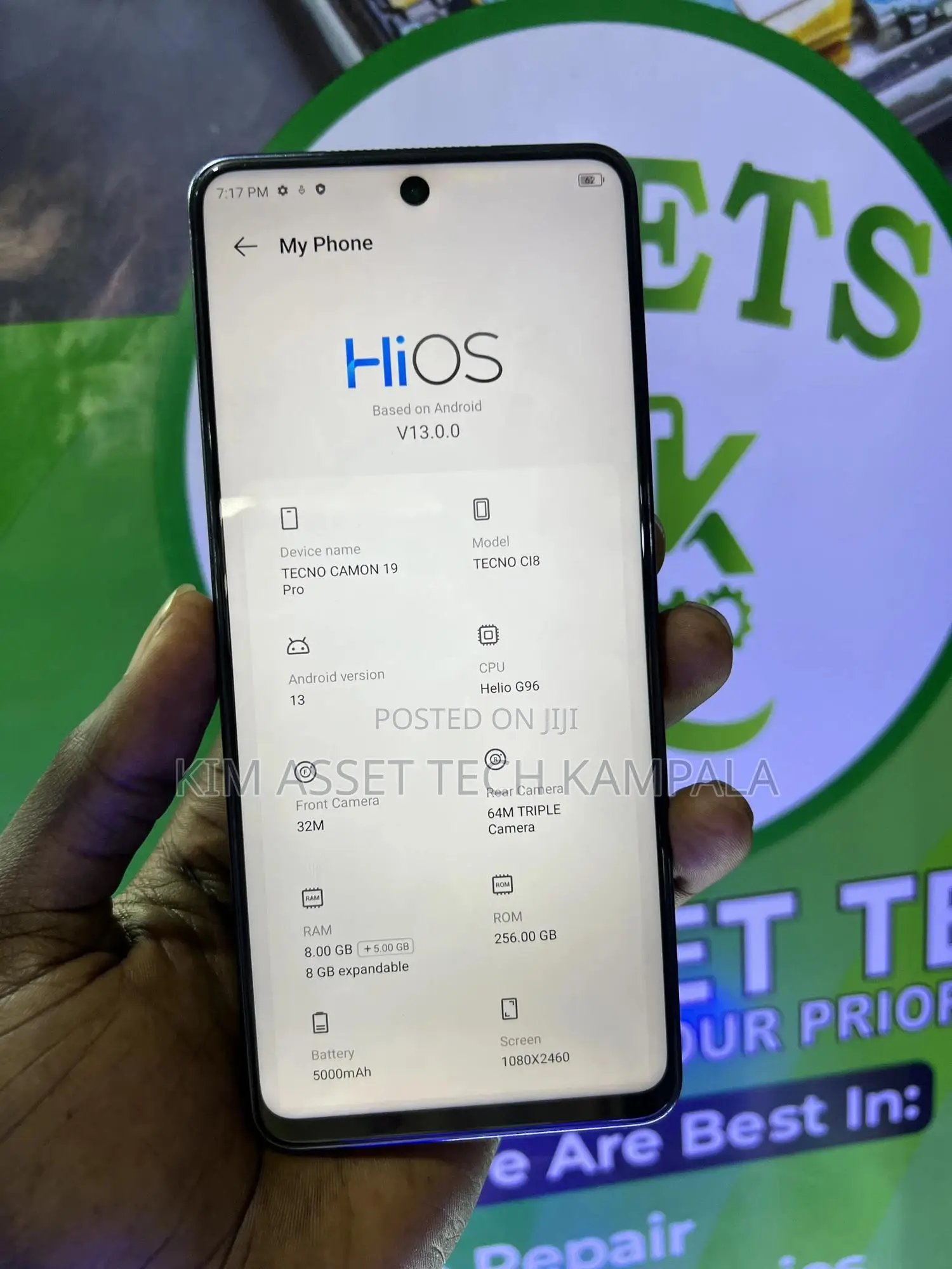 Tecno Camon 19 Pro 256 GB Black