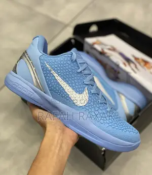Original Nike Kobe 6 Protro “Ice Grinch” Basketball Sneakers