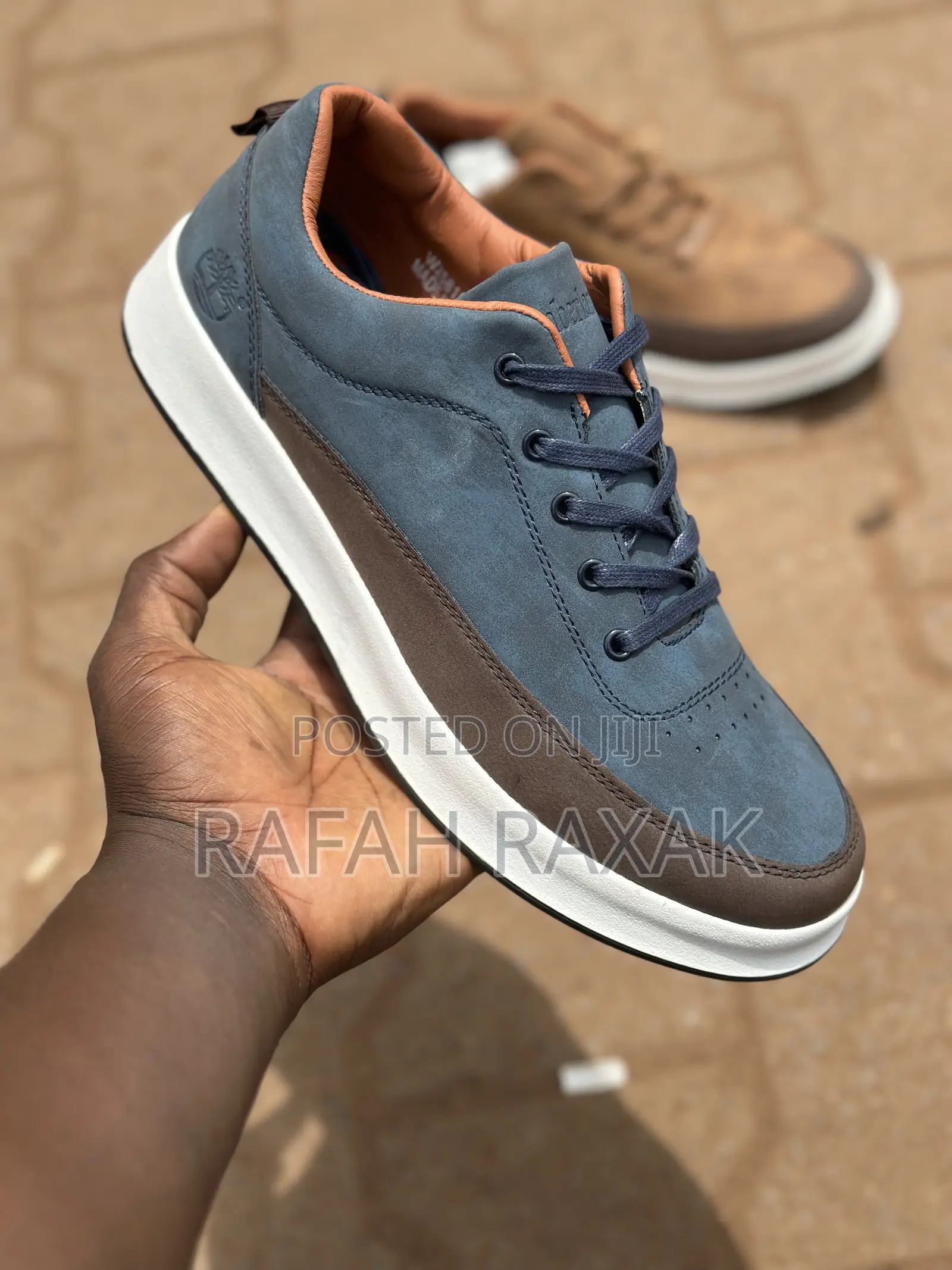 Men’S Blue/Brown Timberland Smart Casual Low Shoes