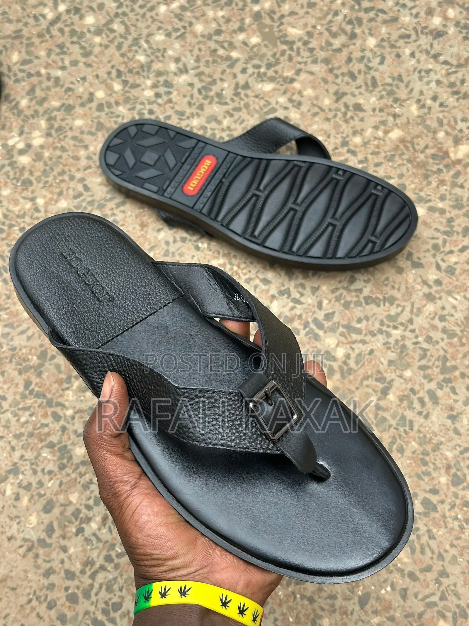 Original Men’S Black Boguoi Slipper Sandals