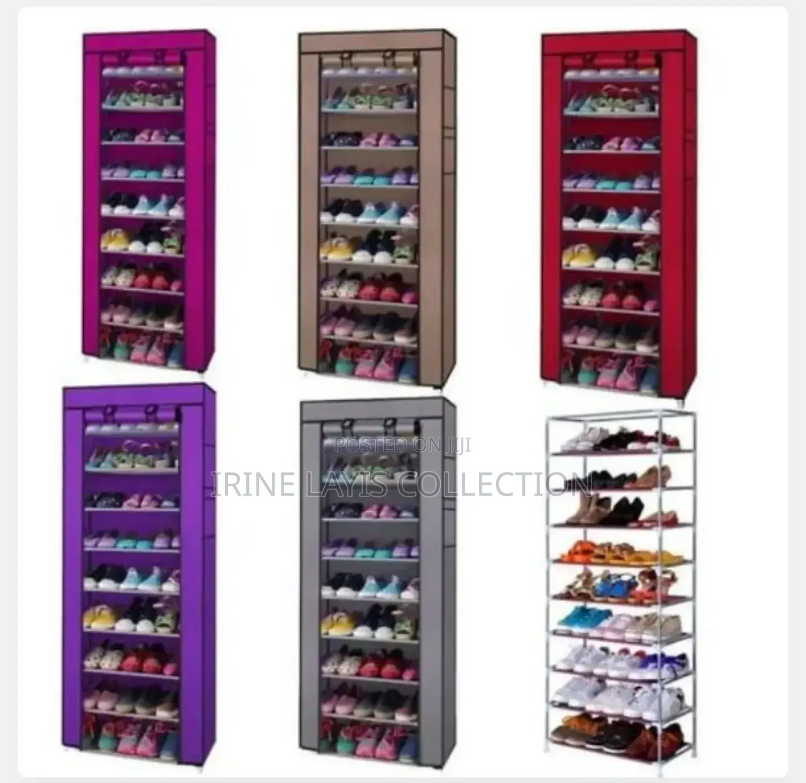 Single Door Mult Layered Shoe Rack