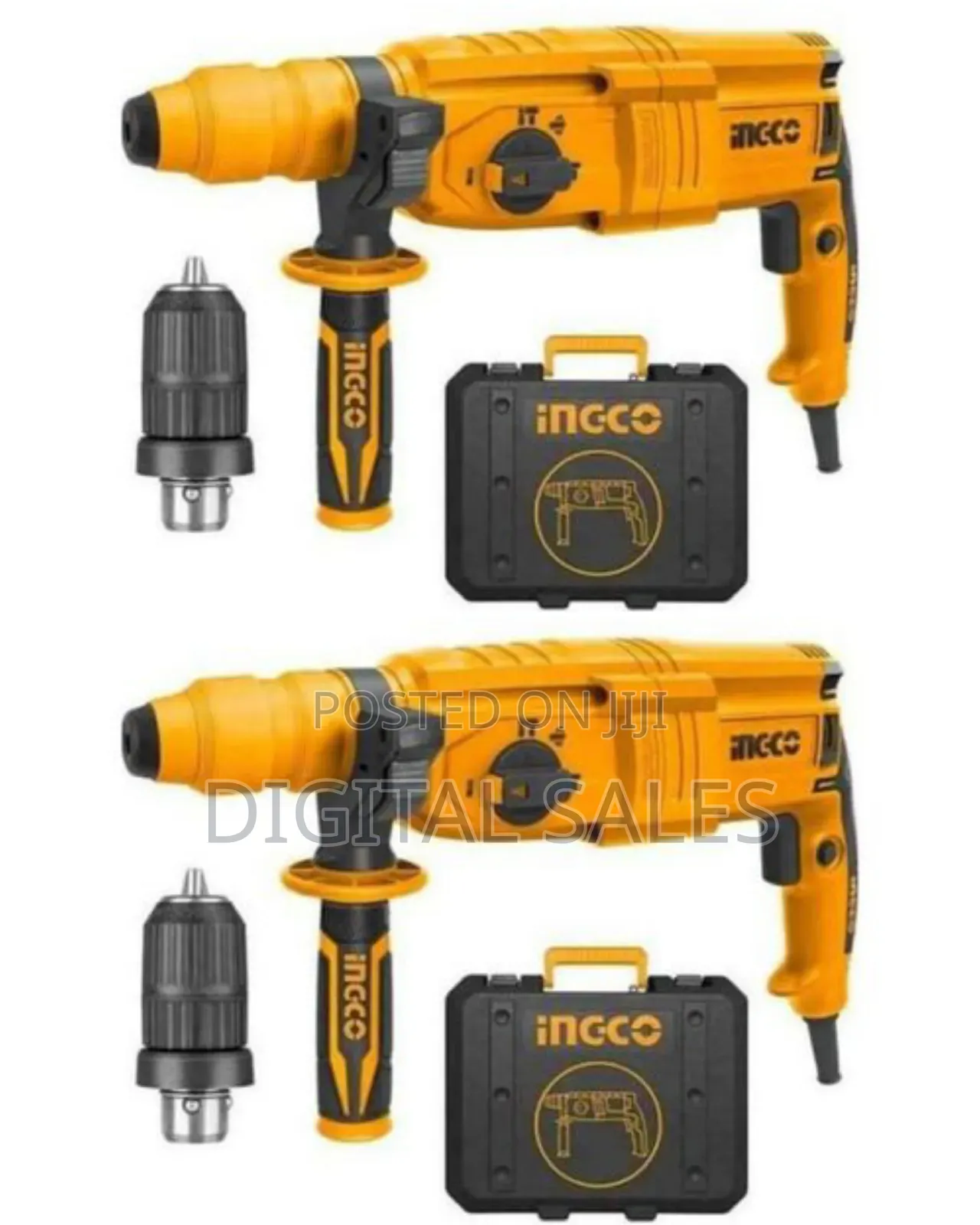 Ingco 26mm 800w Rotary Hammer Drilling Machine Adapter – Orange