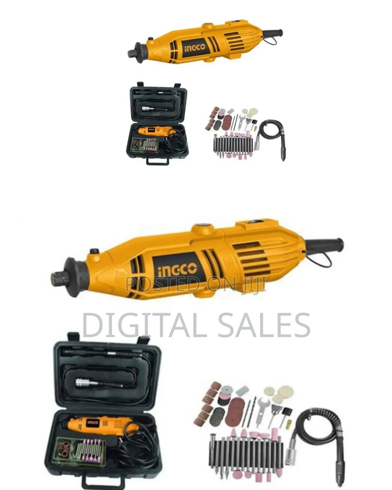 Ingco Mini Grinder 130w - Orange