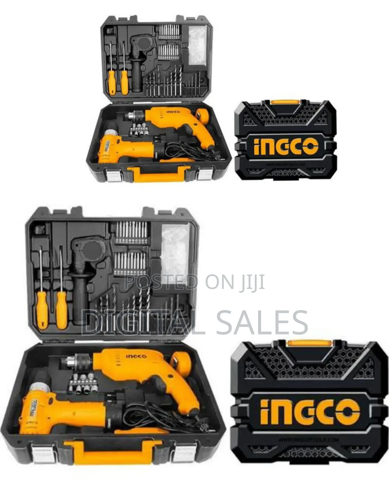 Ingco 108 PCS Tools Set, Drilling Machine
