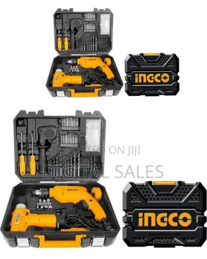 Ingco 108 PCS Tools Set, Drilling Machine