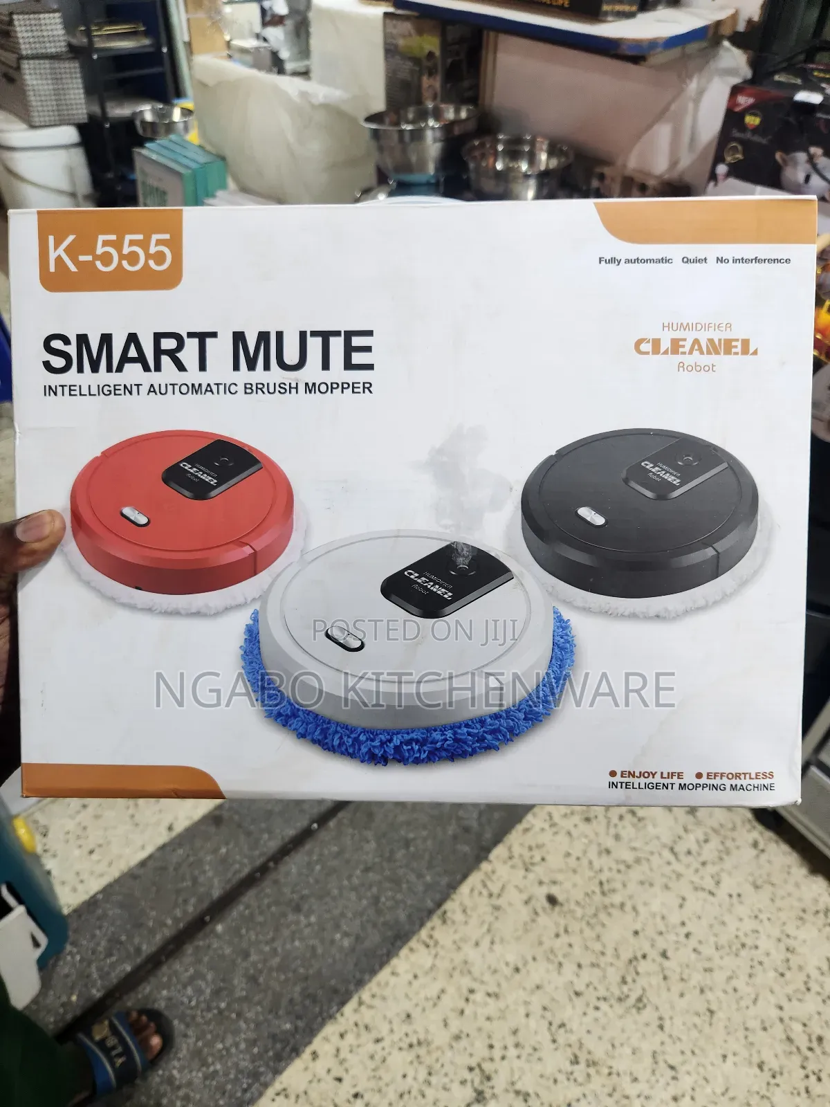 Robot Mopper or Intelligent Automatic Brush Mopper