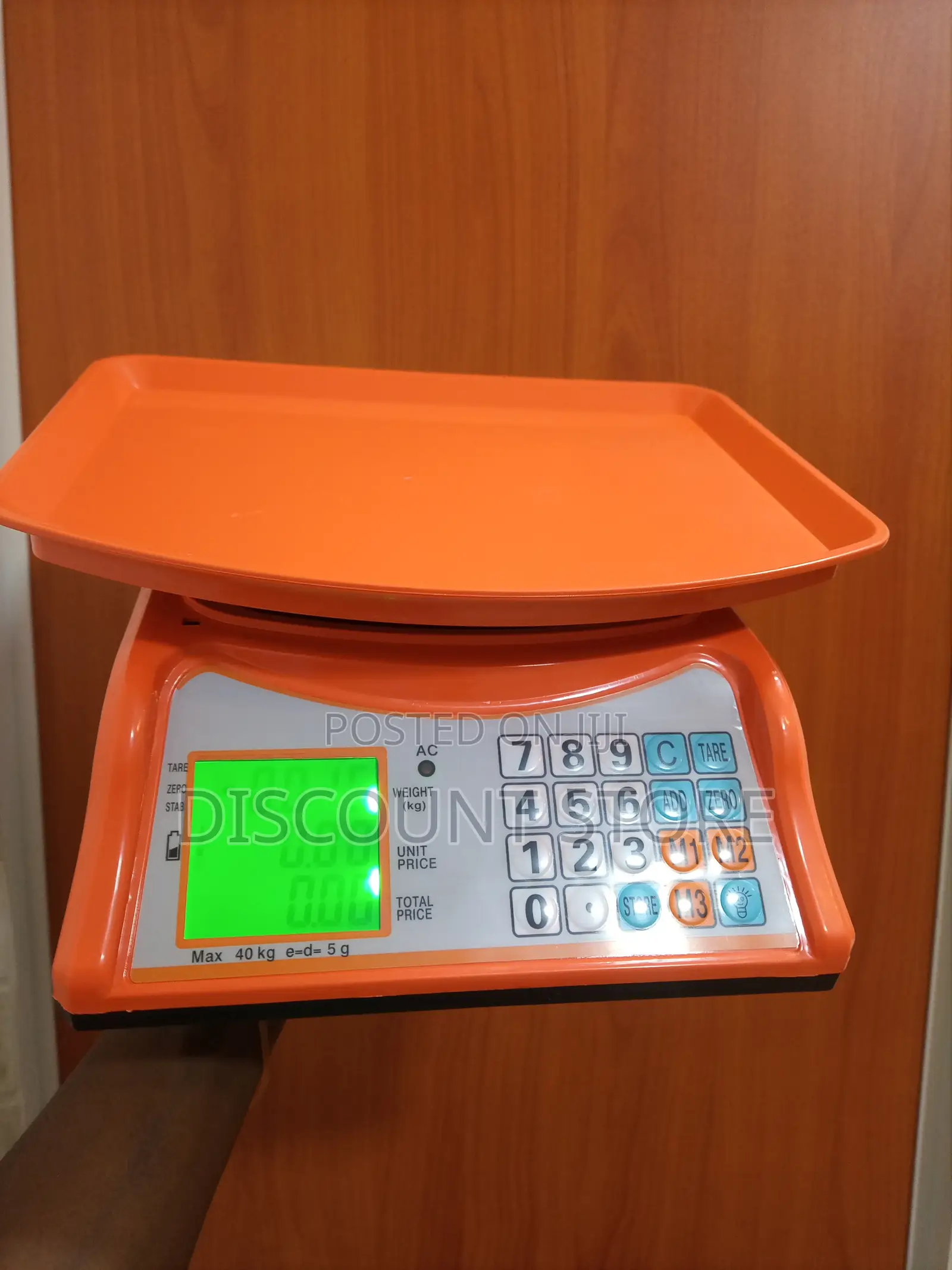 Kitchen Compact Weighing Scale Digital Weigh 40kg Weighing Scale