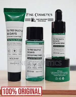 Tea Tree Salicylic Set, Anti-Acne Real Treatment for Pimple Prone Skin