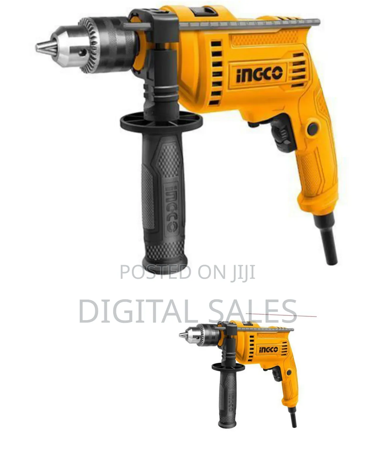 Electric Ingco Impact Drill - Yellow