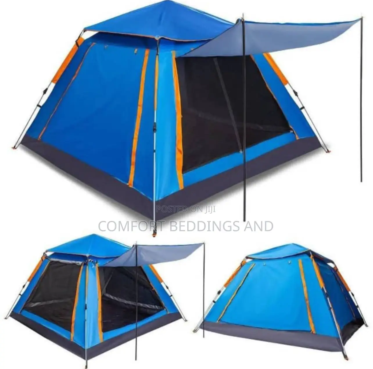 Automatic Camping Tent Blue 4 People