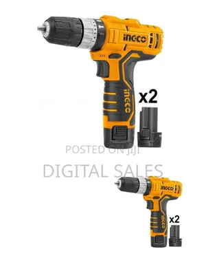 Cordless Drill Cidli1232e, 12v, 20nm + 2x Battery