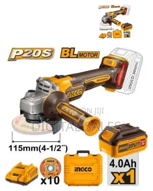 Ingco Lithium Ion Angle Grinder Disc Diameter