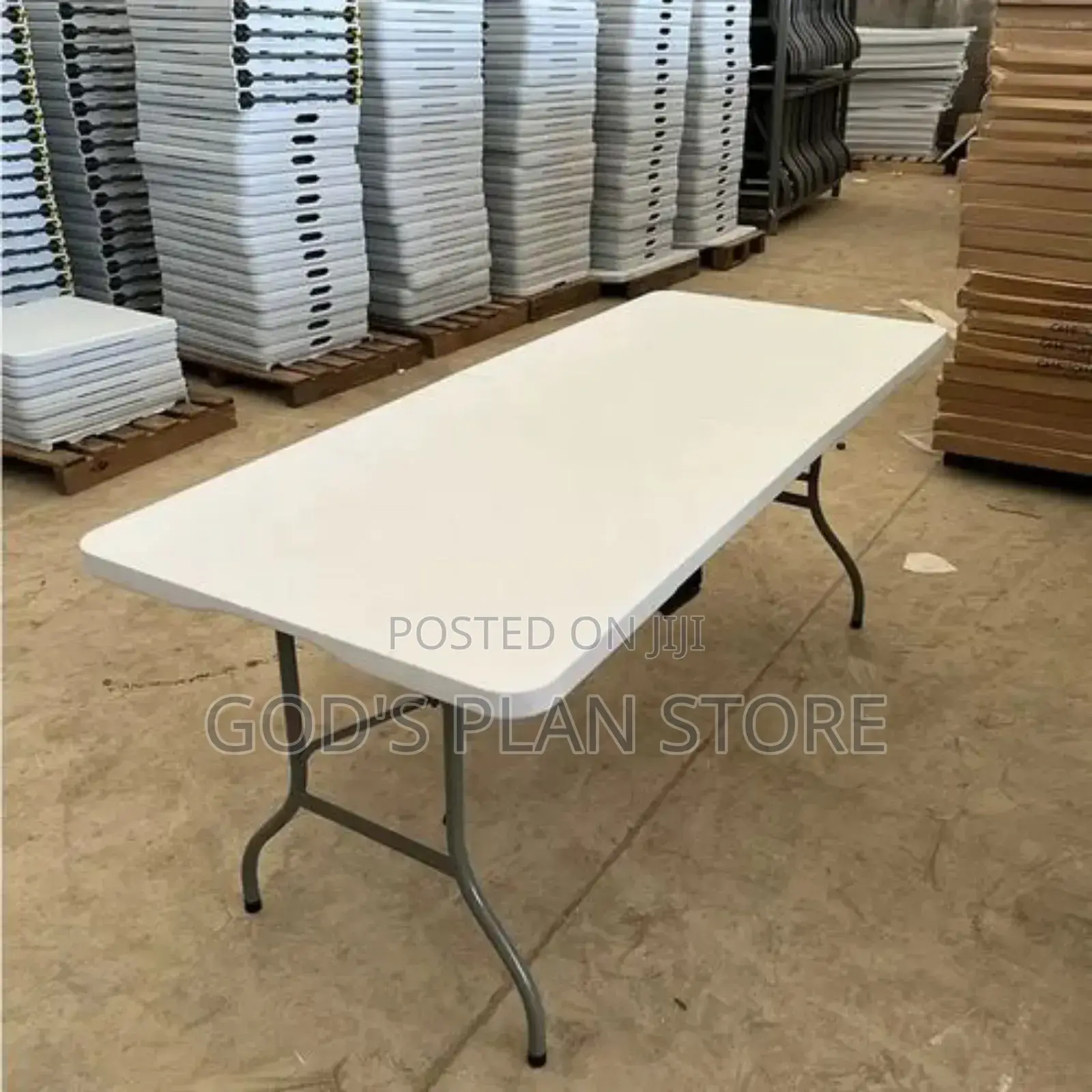 Portable Plastic Table Folding Table 1.8m