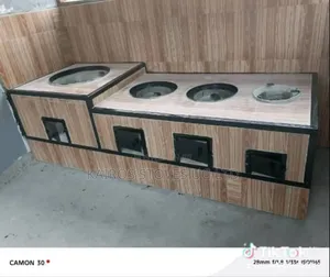 Domestic Firewood Energy Saving Cooking Stove for Home Use