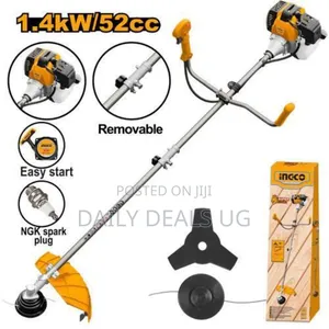 Ingco Gasoline Grass Trimmer and Brush Cutter-Orange