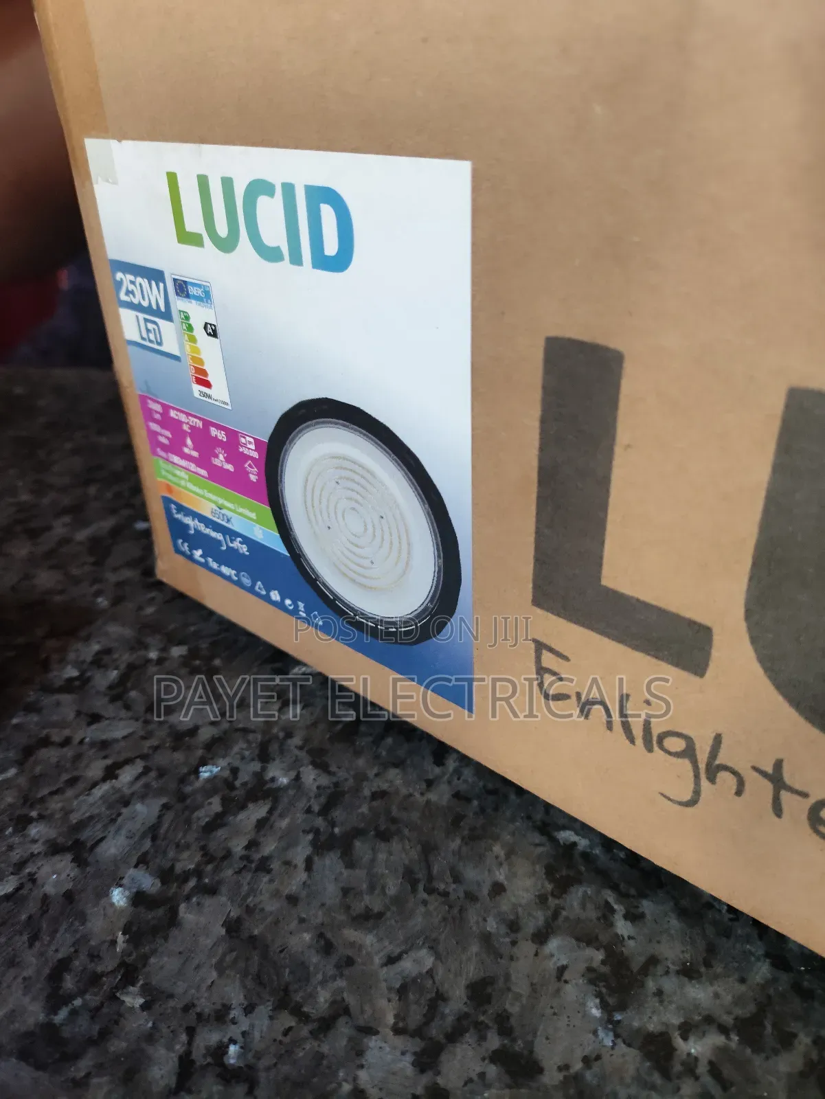 Factory High-Bay Light 250watts for Lucid