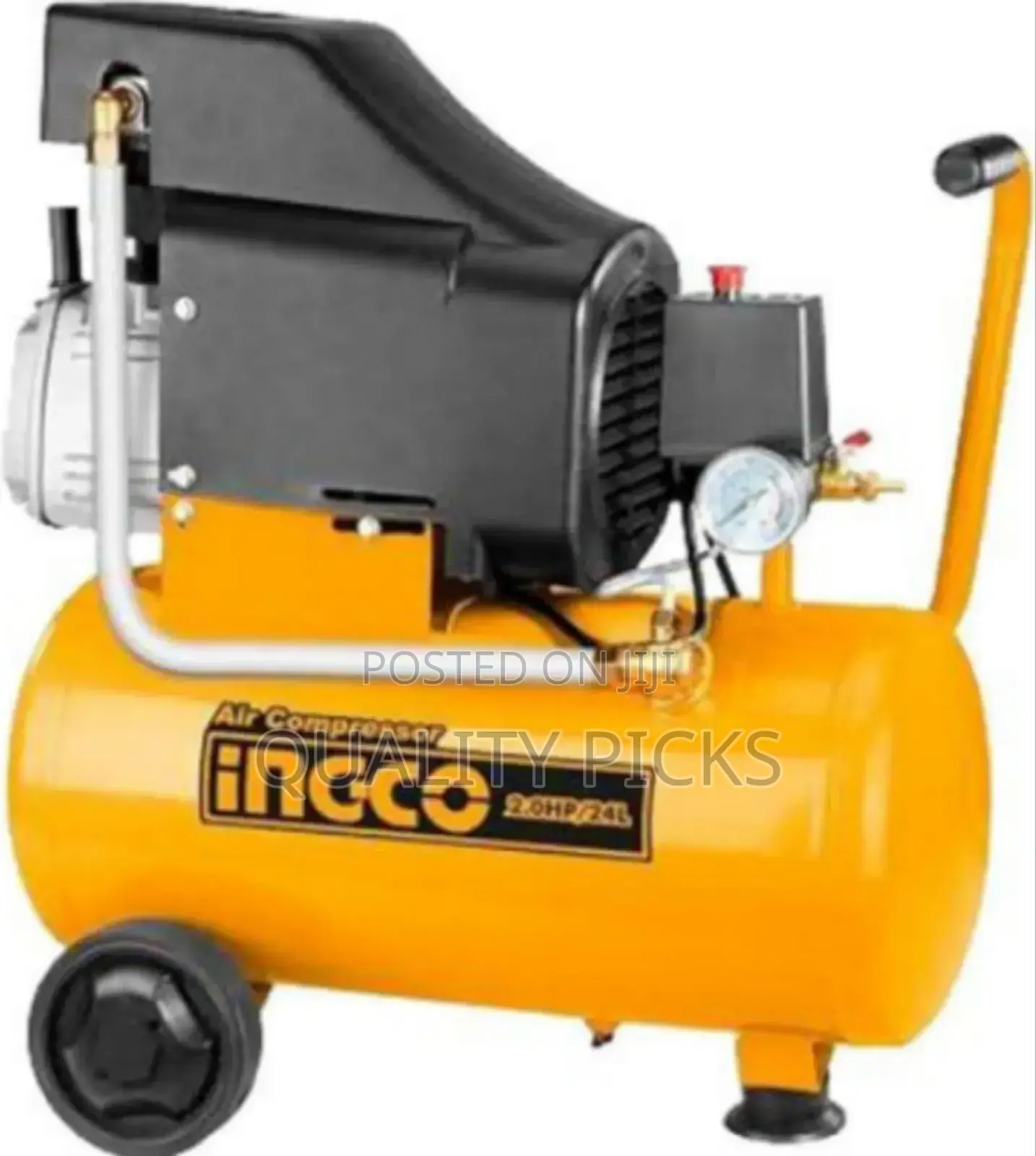 Ingco Air Compressor – Ac20248 /24l, (2.0 Hp) Orange