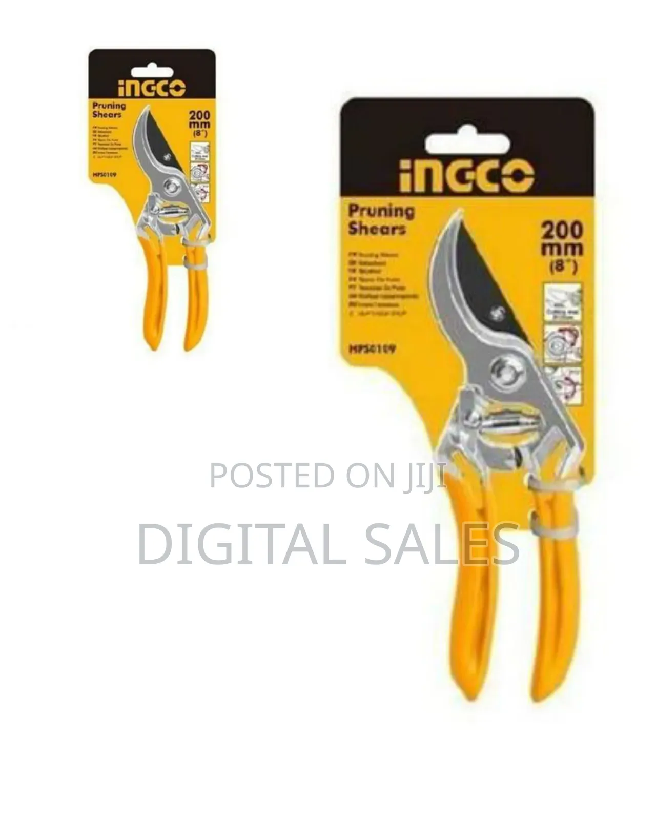 Ingco Pruning Shear - Orange