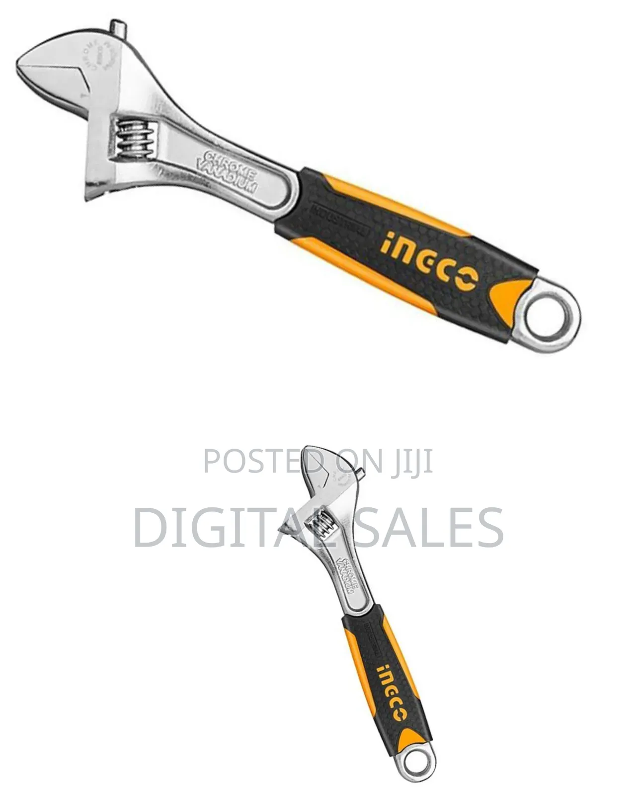Ingco Hadw131108 - Adjustable Wrench - Orange