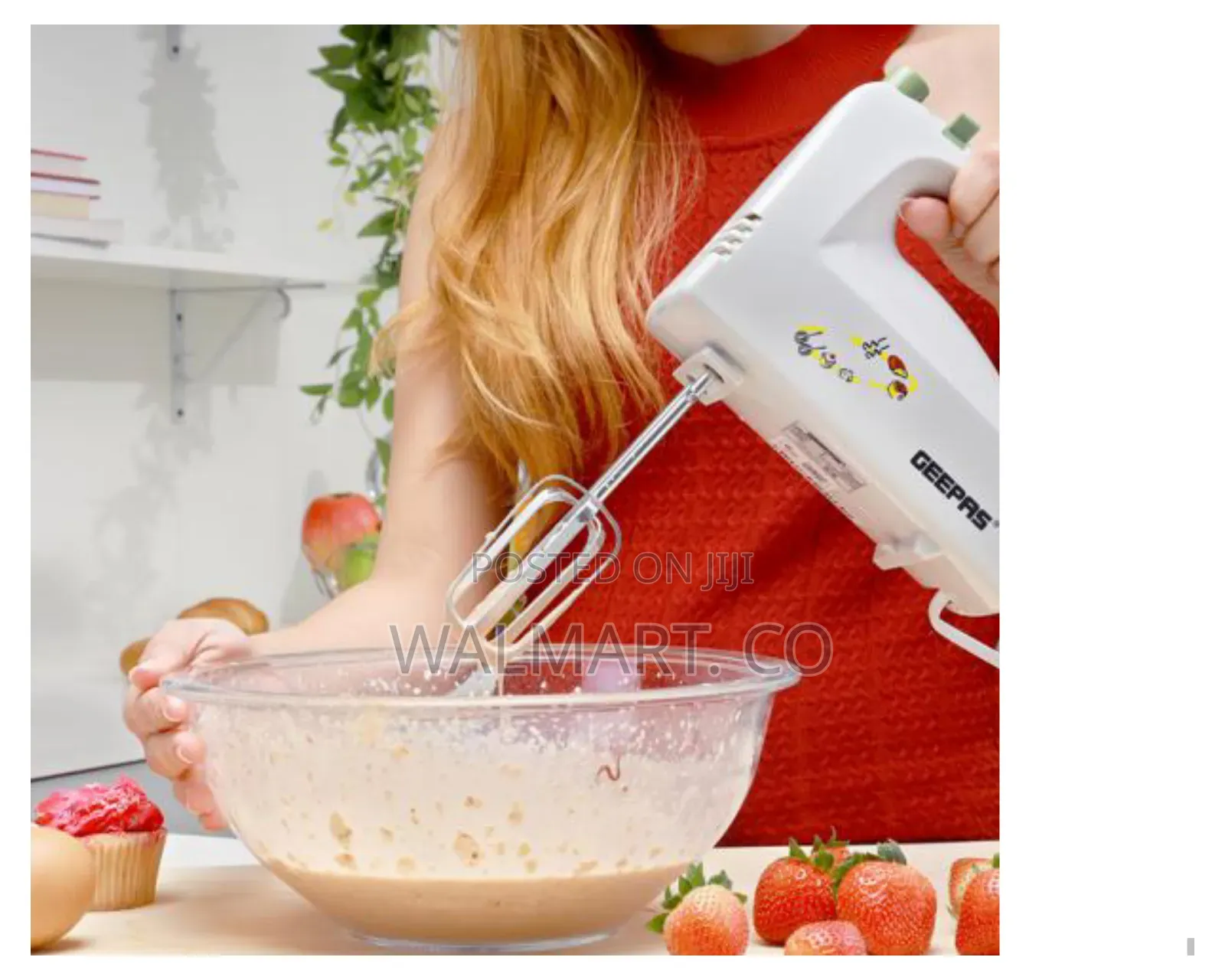 Geepas 160w Professional Electric Handheld Mixer for Baking