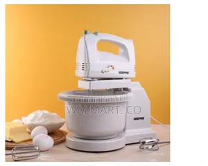 Geepas 250w Hand Mixer With Stand and Bowl