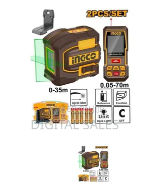Ingco Laser Distance Detector Kit 70m and 5m