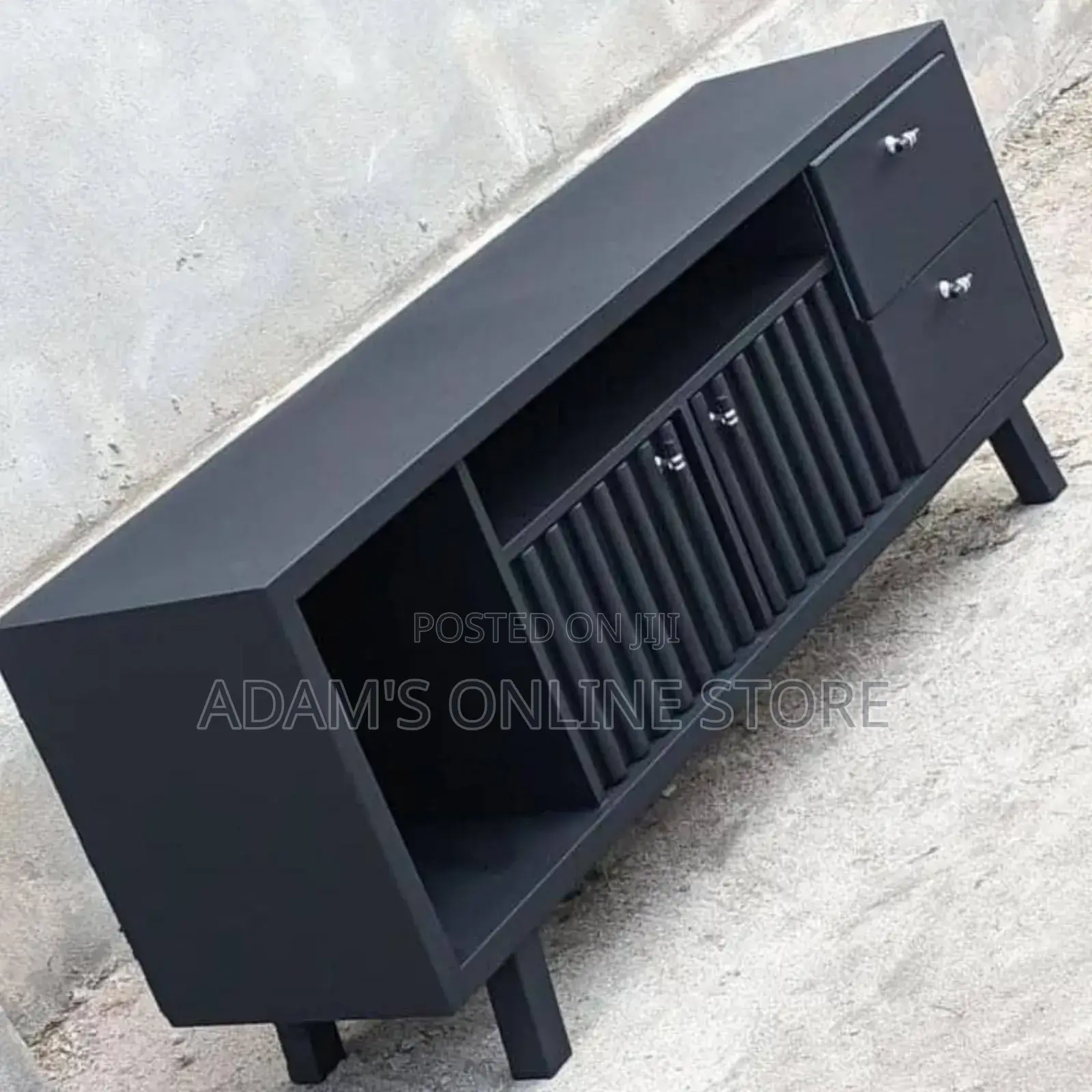 Dark Grey Tv Stand Unit Suitable for 75inches