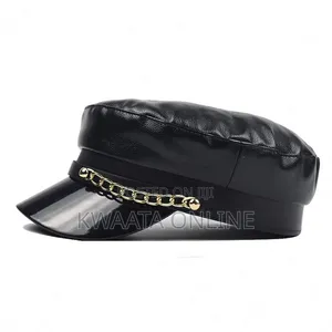 Pu Lace Captain Sailor Hat Newsboy Cabbie Baker Boy Peaked Beret Cap