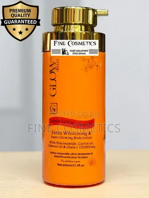 Glow Bliss | Advanced Skin Lightening Half Cast Carrot Body Lotion.