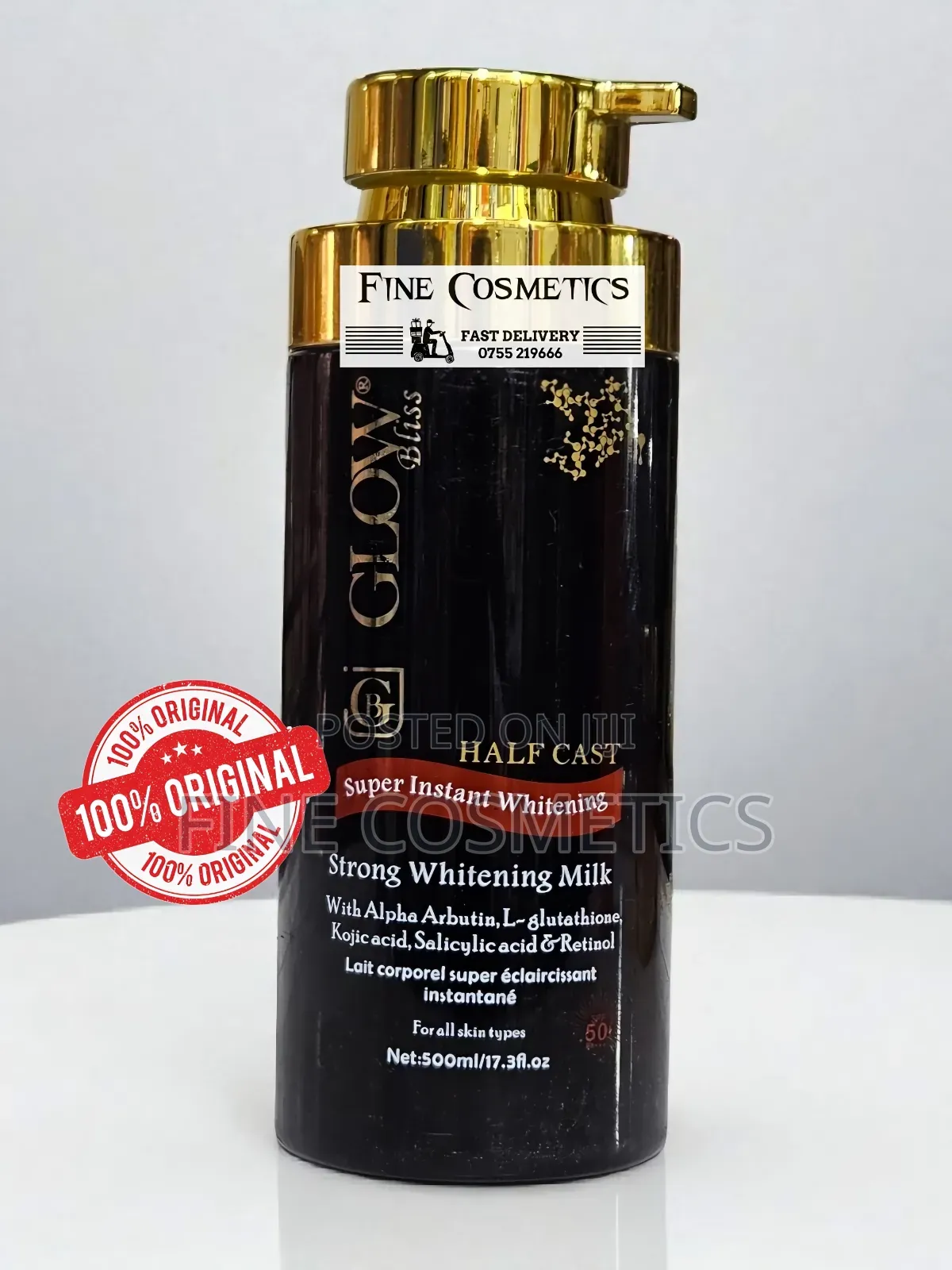 Glow Bliss | Advanced Skin Lightening Half Cast Carrot Body Lotion.