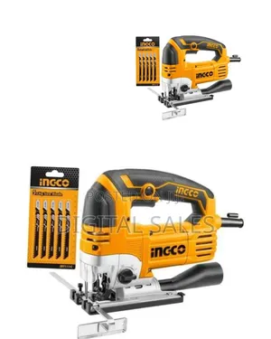 Ingco Jig Saw Js80068 - Orange / Black