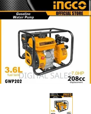 Ingco Petrol Gasoline Water Pump Gwp202, 5 - 27