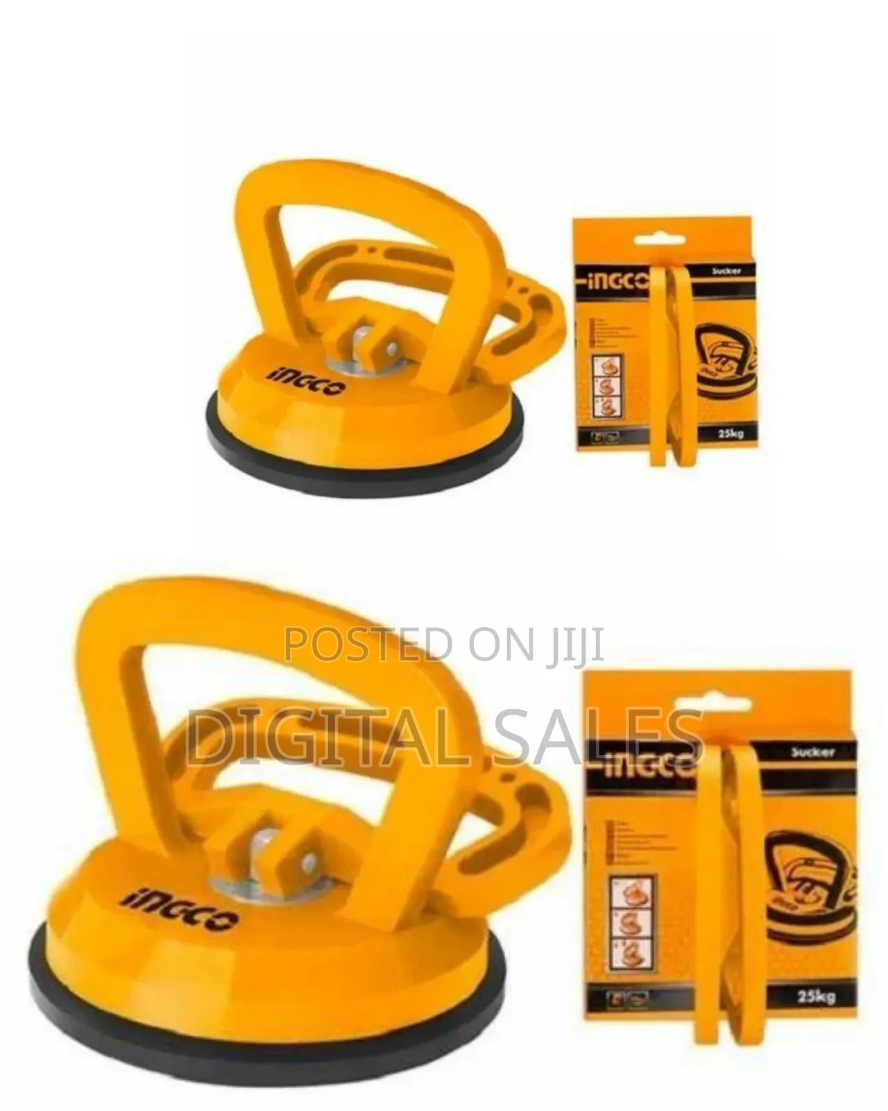 Ingco Glass Sucker-for 25 Kg, Capacity
