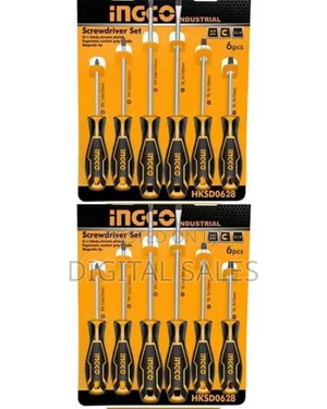 Ingco 6pcs Screwdriver Set_yellow