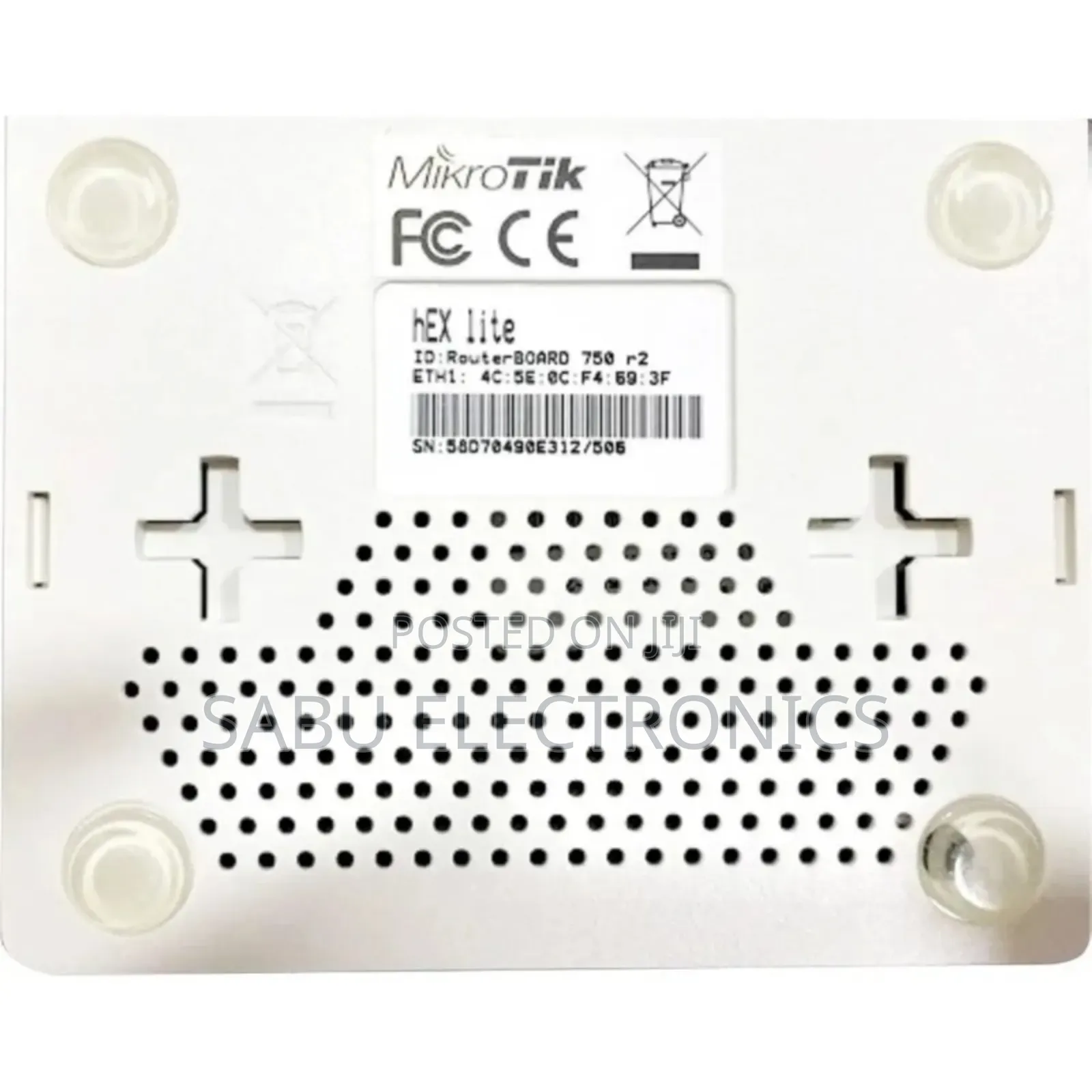 Mikrotik Hex Rb750r2 –5 Fast Ethernet Ports Router
