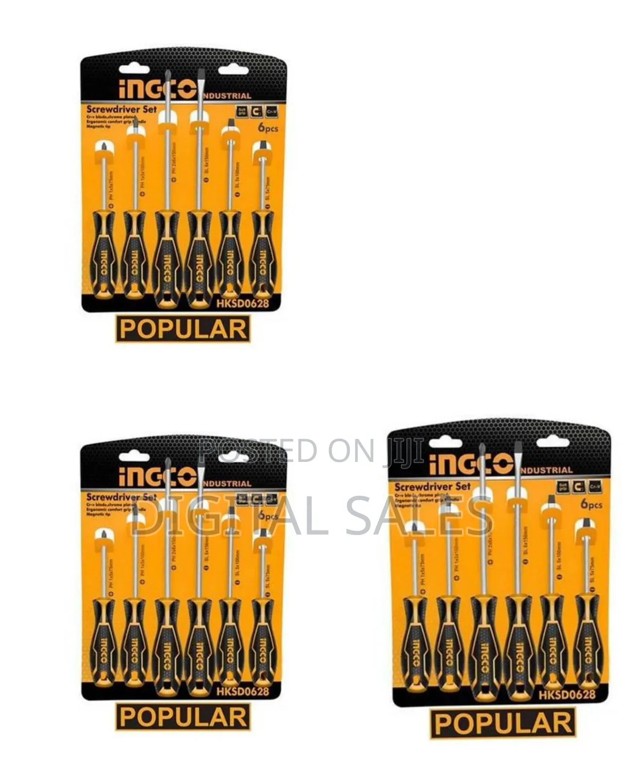 6pcs Screwdriver Set_yellow