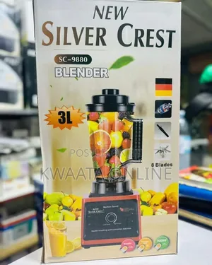 3 Litres Silver Crest Commercial Blender 2 in 1, 800w