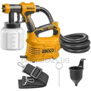 Ingco HVLP Floor Based Spray Gun 800ml-Orange