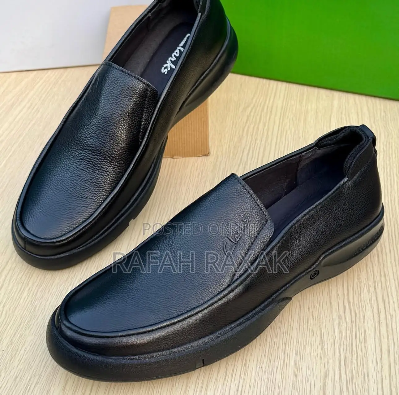 Original Rough Skin Slip-on Clarks Leather Shoes