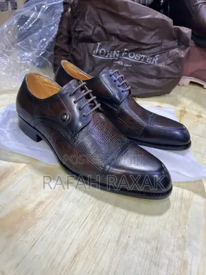 Men’S Coffee Brown John Foster Oxford Gentle/Office Shoes