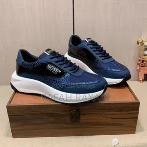 Original Men’S Classic Blue Boss Hugo Boss Luxury Sneakers