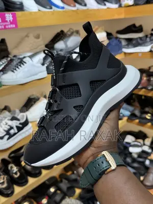 Original Men’S Black/White Hermes Katana Luxury Sneakers