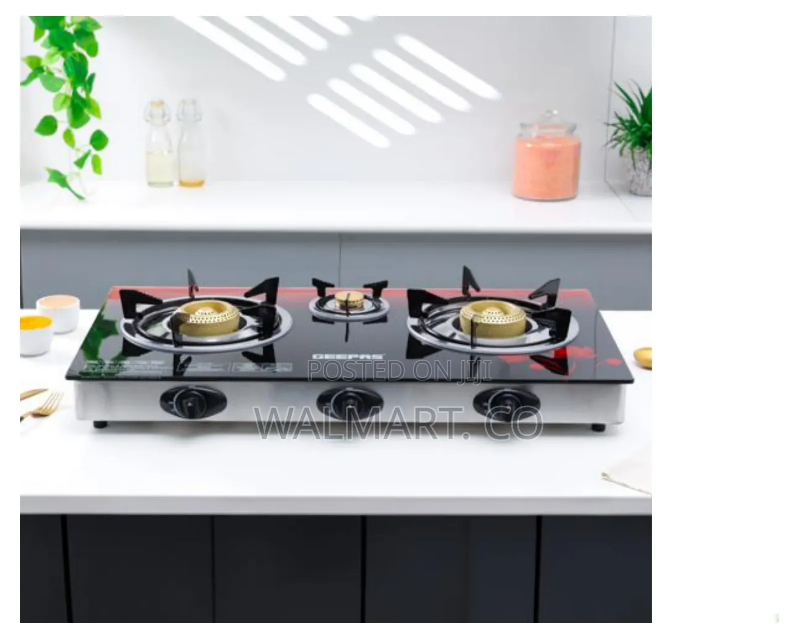 Geepas 3 Burner Gas Cooker Ggc31012