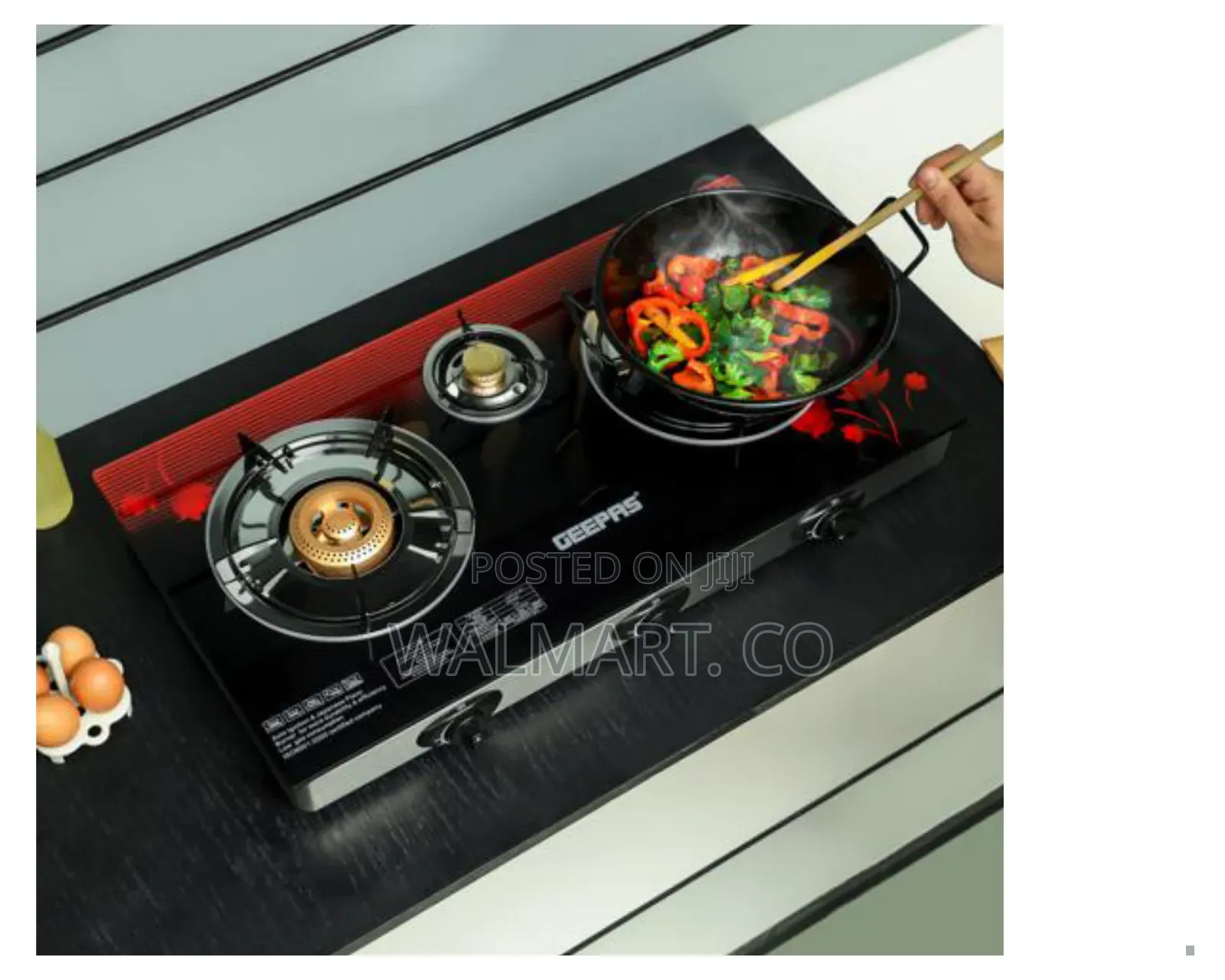 Geepas 3 Burner Gas Cooker Ggc31012